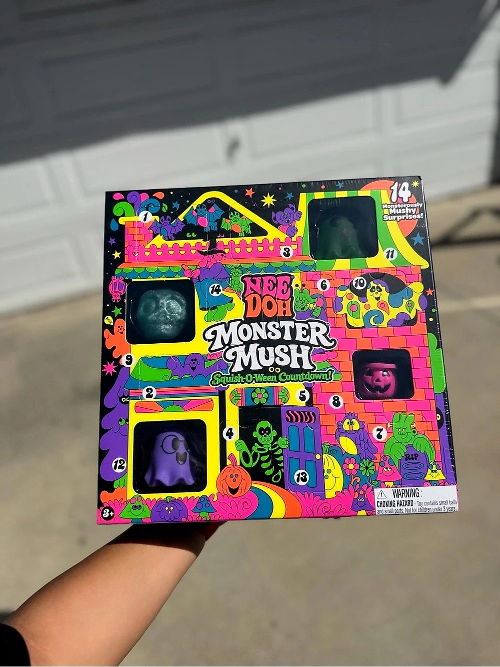 RARE ✨ NeeDoh Monster Mush Squish Toy Multicolor NWT Authentic